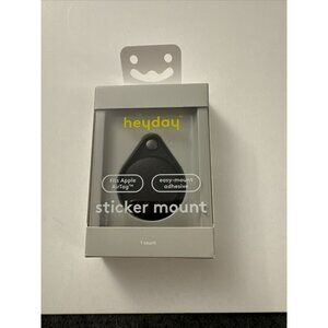 Heyday Sticker Mount Fits Apple AirTag Black J37